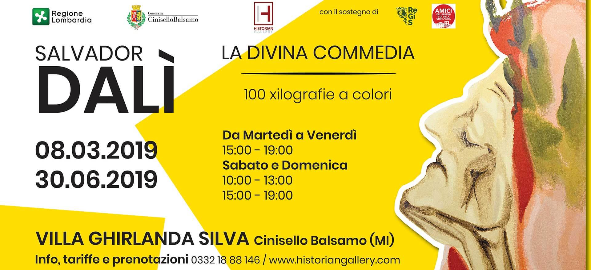 Salvador Dali: mostra a Varese di Historian Gallery. Visita la galleria d'arte: la Sacra Bibla e la Divina Commedia